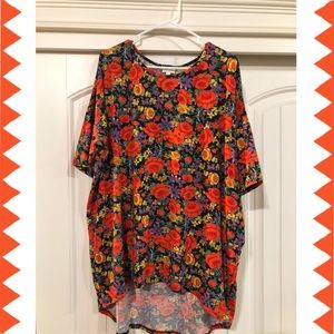 Beautiful floral LuLaRoe Irma Tunic